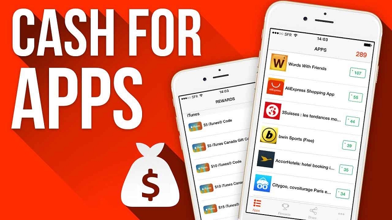 Menggunakan apk Cash For Apps
