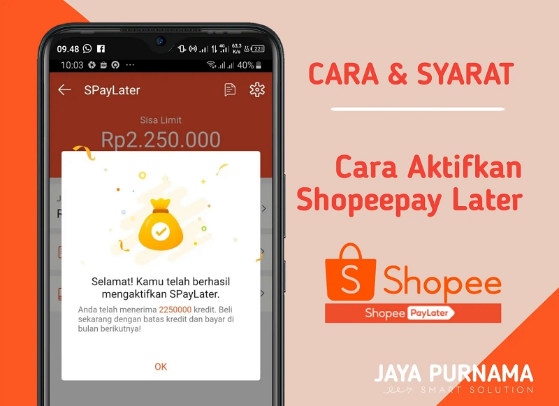 Cara Mendapat Shopee Paylater