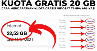 Cara Dapat Kuota Gratis IM3 Tanpa Ribet