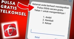 Cara Mendapatkan Pulsa Gratis Telkomsel Dari Mkios