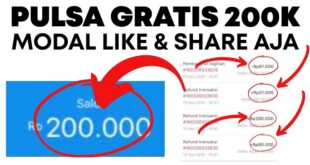 Cara Mendapatkan Pulsa Gratis Langsung Masuk Tanpa Aplikasi