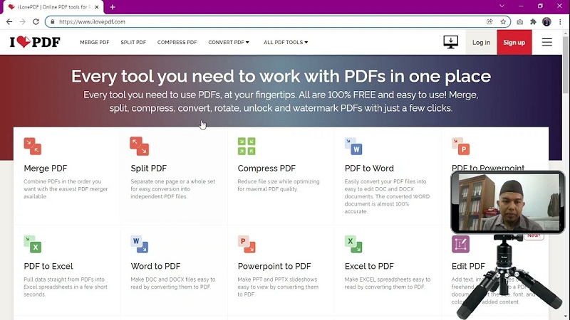 Cara Memperkecil Ukuran PDF dengan Aplikasi iLovePDF
