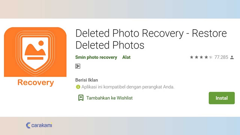 Aplikasi Deleted Photo Recovery