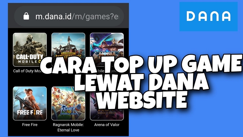 7 Cara Top Up DANA ID Games Harganya (FF, Domino, dll)