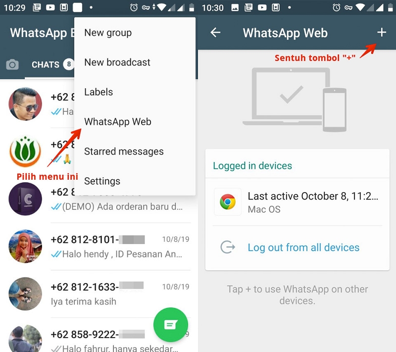 Syarat-syarat Untuk Menggunakan WhatsApp Web