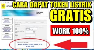 cara mendapatkan token gratis