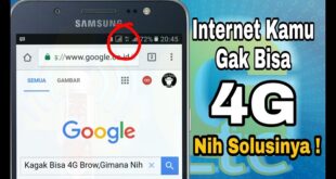 Berikut Cara Mengatasi Sinyal 4G Tidak Muncul