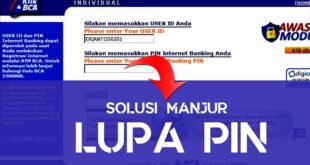 Cara Mengatasi Lupa Password Internet Banking BCA