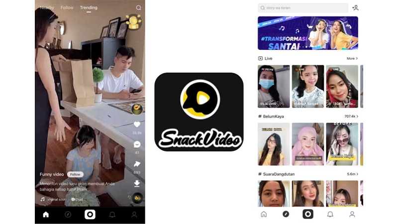 Fitur-fitur Unggulan Yang Dimiliki Aplikasi Snack Video Apk