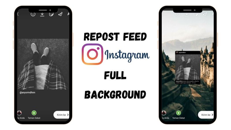 Cara Share Feed Instagram Ke Story