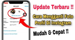 Cara Mengganti Foto Profil Di Instagram