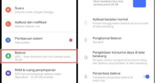 Cara Mengetahui Aplikasi Yang Boros Baterai