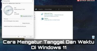 Cara Mengubah Waktu Di Laptop
