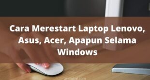 Cara Merestart Laptop Dengan Keyboard