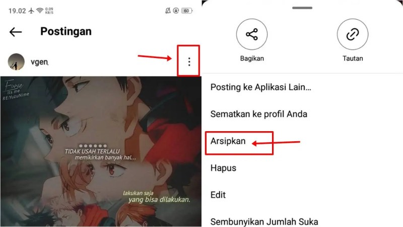 Cara Melihat Arsip Di Instagram