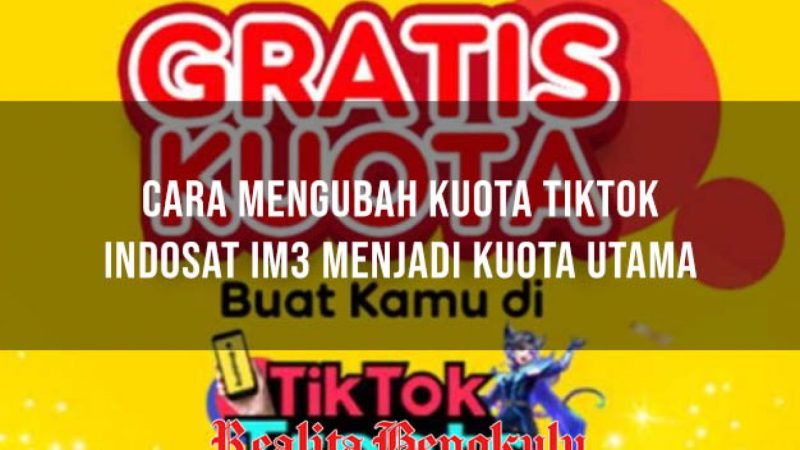 Cara Memakai Kuota Tiktok Indosat