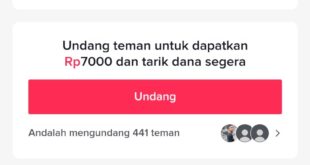 Cara Memasukkan Kode Undangan Di Tiktok Lite