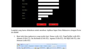 Cara Membuat Aplikasi Excel Untuk Database