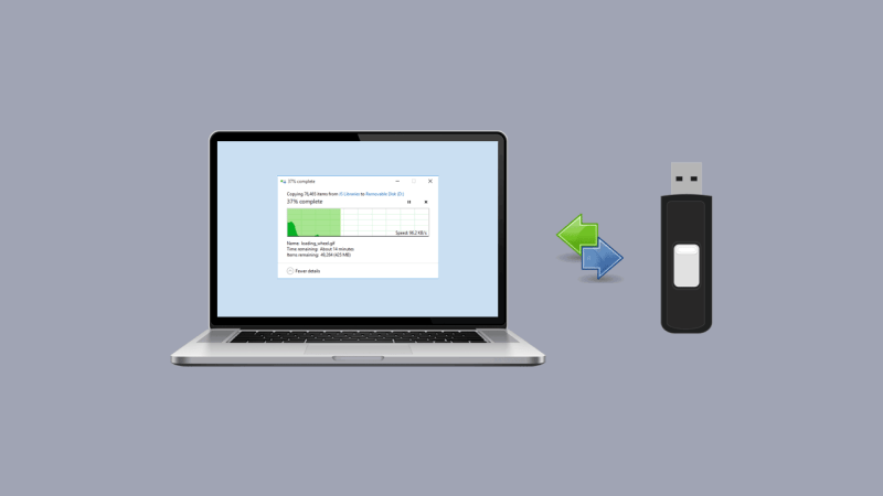 Cara Memindahkan File Dari Flashdisk Ke Laptop