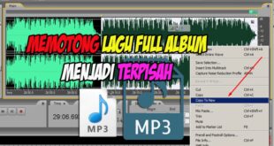 Cara Memotong Audio Tanpa Aplikasi