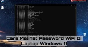 Cara Menambah Wifi Di Laptop