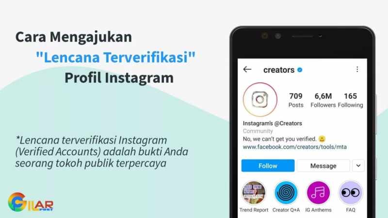 Cara Mendapat Verified Instagram