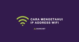 Cara Mengecek Ip Laptop