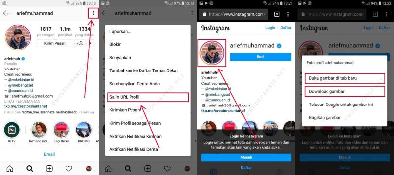 Cara Melihat Foto Profil Instagram Tanpa Aplikasi