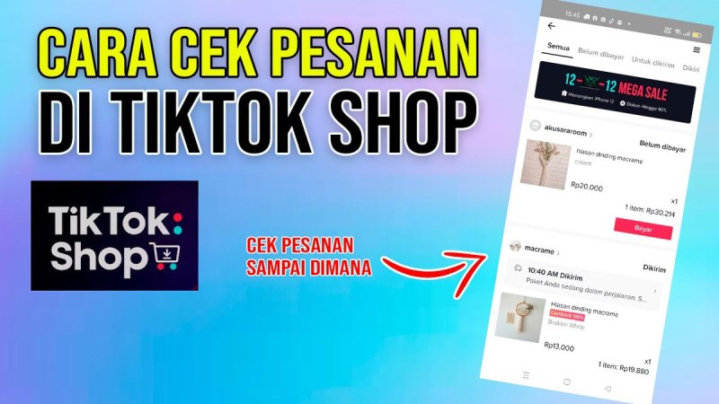 Cara Melihat Keranjang Belanja Di Tiktok