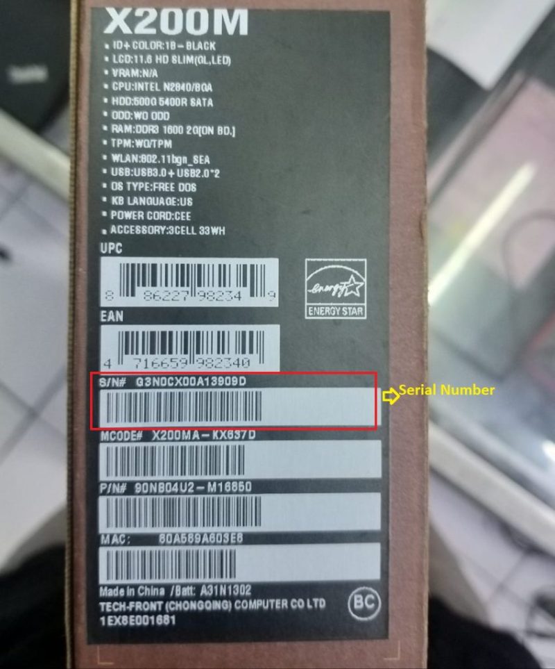 Cara Melihat Serial Number Laptop