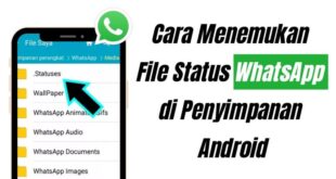 Cara Atur Penyimpanan.dokumen.wa Android 9