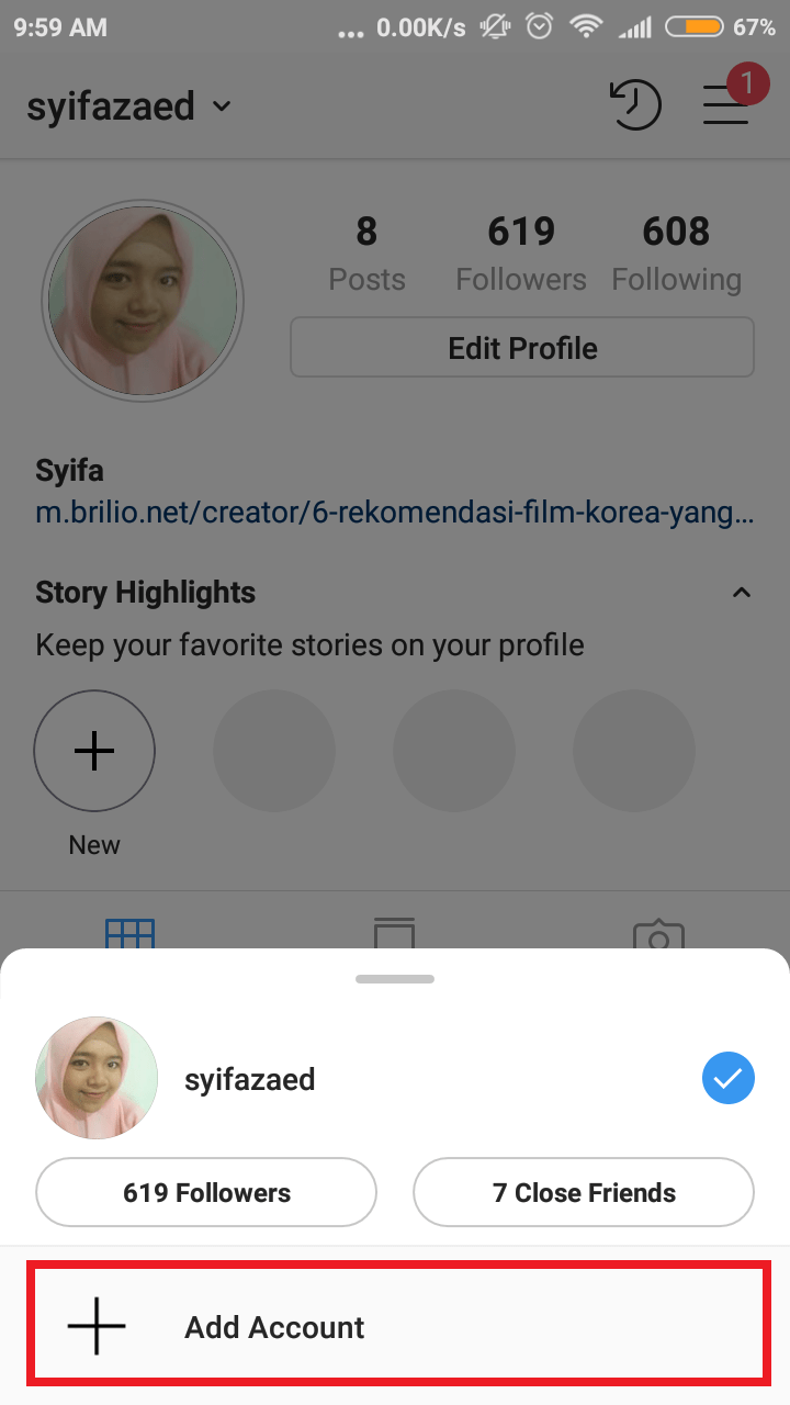 Cara Kembali Ke Akun Pribadi Instagram