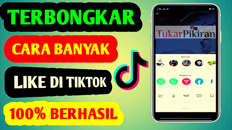 Cara Menambah Like Di Tiktok Tanpa Aplikasi