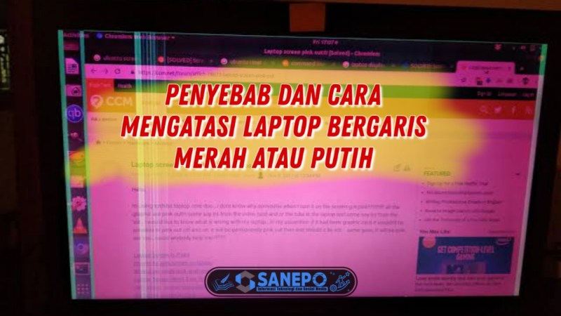 Cara Mengatasi Laptop Layar Putih