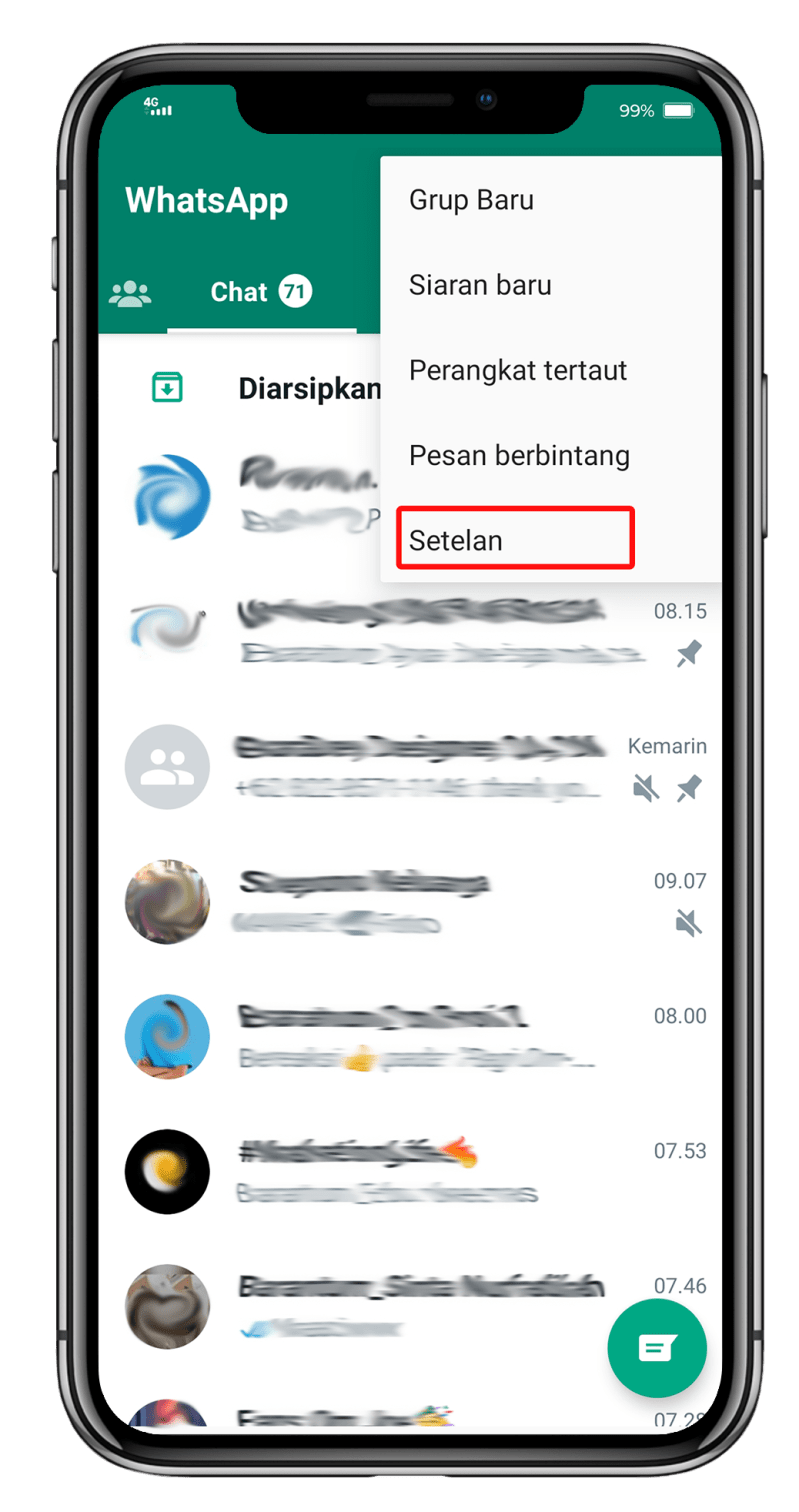 Cara Mengunci Whatsapp Tanpa Aplikasi