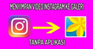 Cara Menyimpan Foto Instagram Ke Galeri