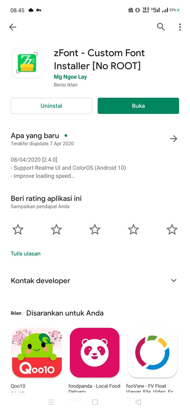 Cara Pasang Font Di Android