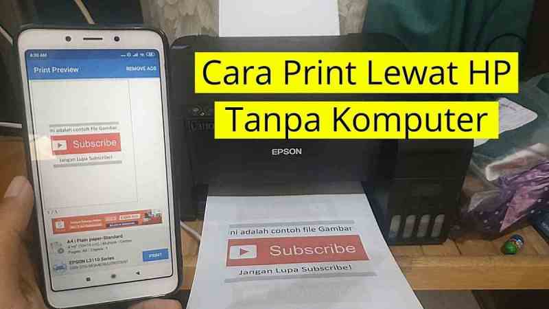 Cara Print Dari Laptop