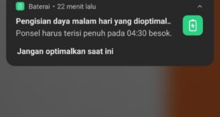 Cara Agar Baterai Android Cepat Penuh