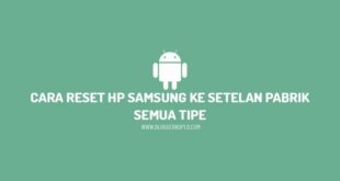 Cara Backup Kontak Android Samsung