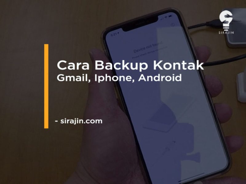 Cara Backup Kontak Android