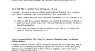 Cara Mengembalikan File Yang Terhapus Di Kartu Sd Android