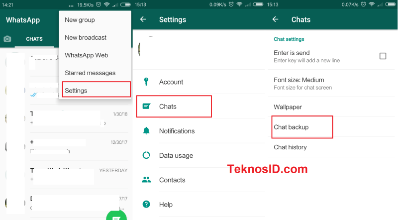 Cara Backup Whatsapp Android Offline