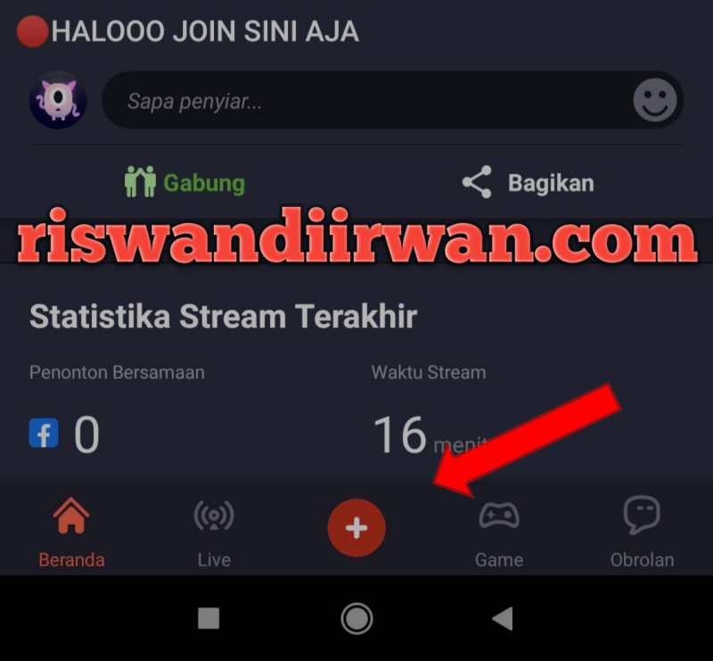 Cara Live Game Di Facebook Android