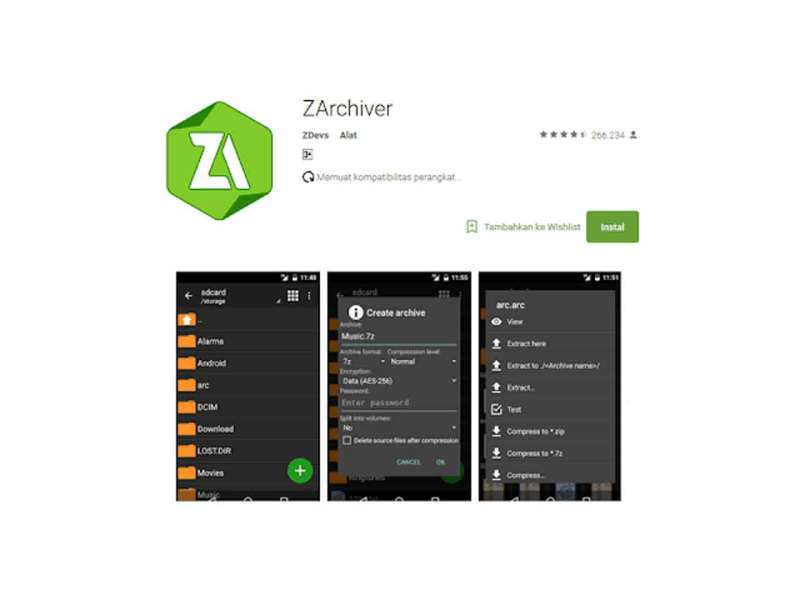 Cara Membuka Password File Zip Di Android