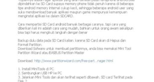 Cara Baca Sdcard Yang Sudah Di Format Android