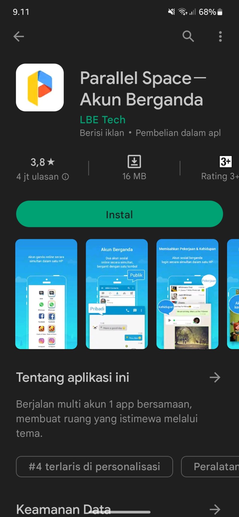 Cara Instal 2 Apk Yang Sama Di Android