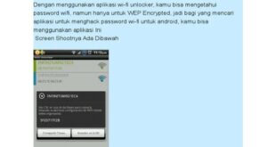 11 Cara Mengetahui Password Wifi Di Android Tanpa Root